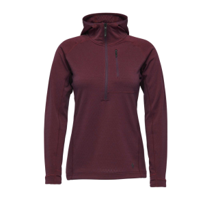 Black Diamond Women's Coefficient Quarter Zip Fleece Hoody