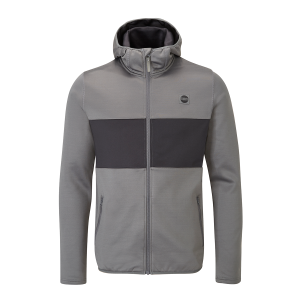 S7 Zipped Hoody Grey/Black