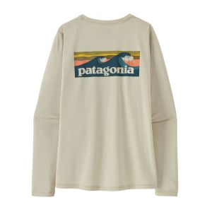 Patagonia Women's Long-Sleeved Capilene&reg; Cool Daily Shirt - Boardshort Logo